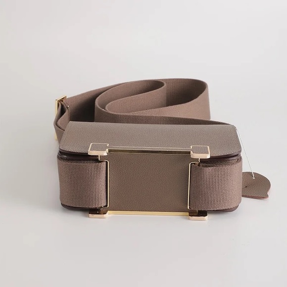 Your New Go to Mini...Genuine Leather mini bag with canvas Cross body strap. - Picture 17 of 17